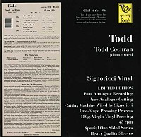 Todd ~ LP x4 45rpm 180g